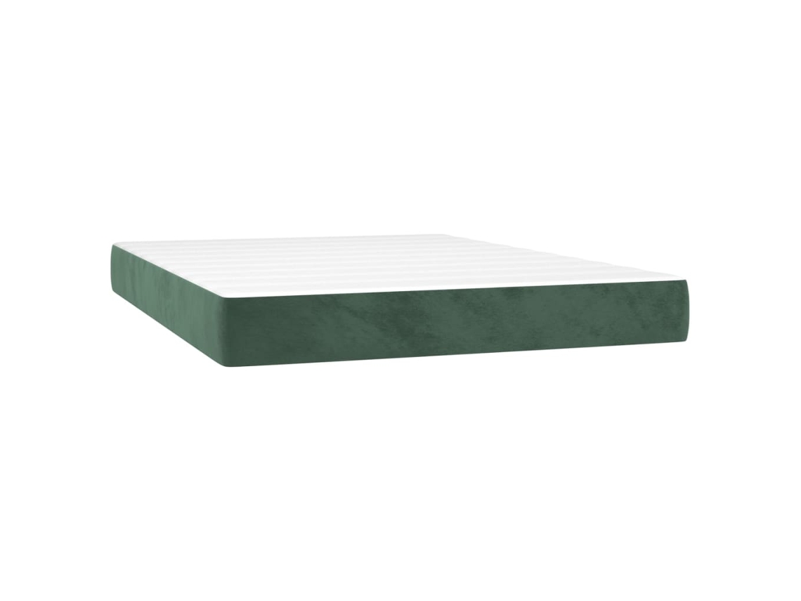 Pocket Spring Bed Mattress, Pocket Spring Bed Mattresses Vidaxl Verde Veludo (140 X 200 Cm)