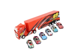 Modelo De Caminhão Container Com Ré, Brinquedo De Caminhão De Carga Com Portas Abertas, Estilo Grande 1 Para Crianças