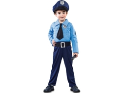 Fato de Menino DISFRAZZES Polícia Com Gravata Infantil (Tam: 3 a 4 anos)