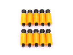 10 Peças Kit Parafusos De Cabeça De Tigela Com Bloqueio De Nylon Prático (rosca M6 D12)