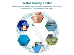 Detector de Qualidade da Água Multifuncional, TDS, EC, Salinidade, S.G, Temperatura | S/MARCA