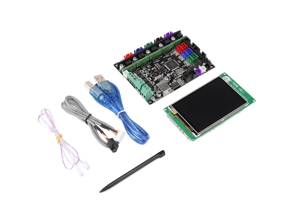 Kit De Placa Principal De Impressora 3d Com Controle De Tela Wifi Em Cor Completa E Suporte A Múltiplos Idiomas