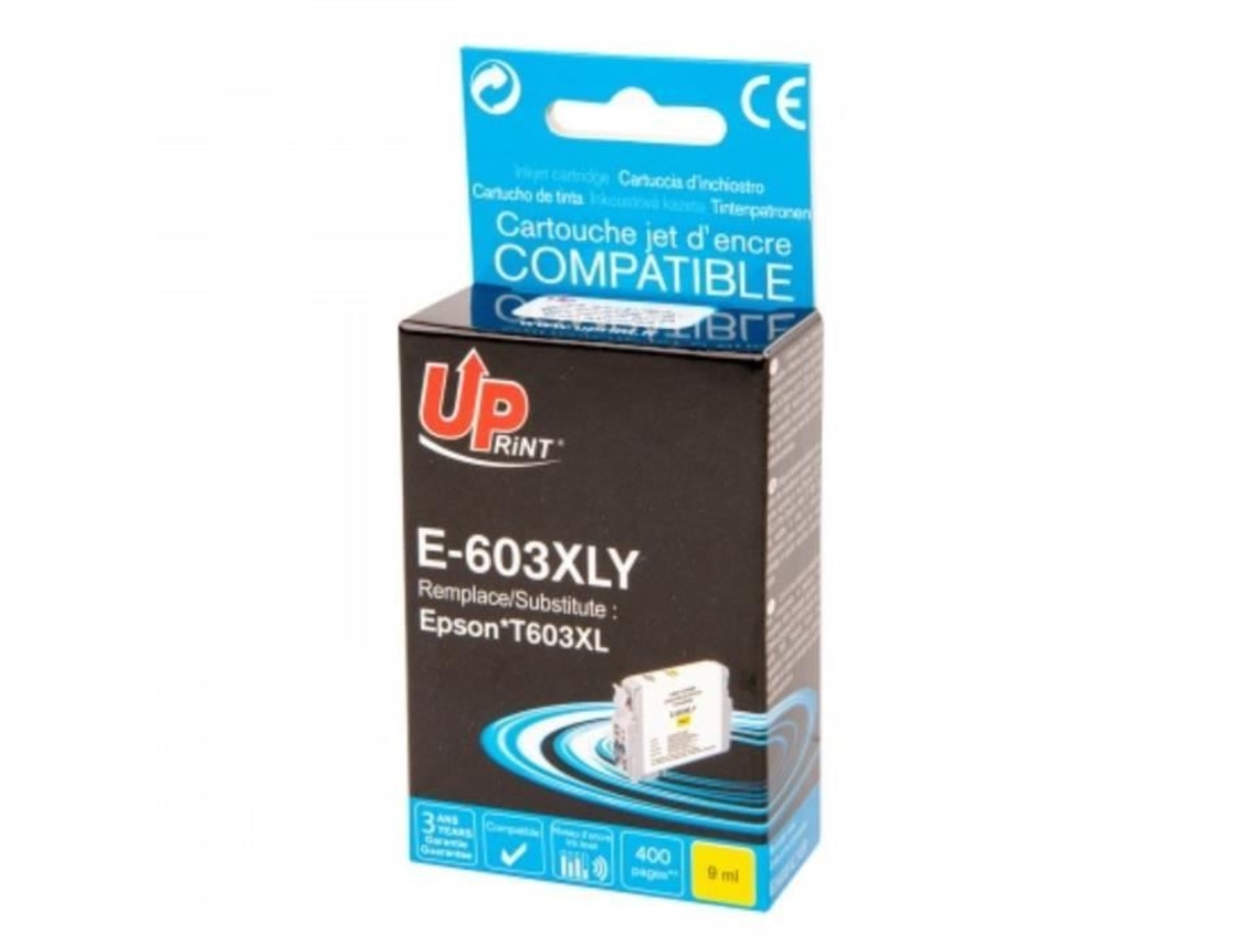 Cartucho UPRINTJET 603Xl Amarelo-1 Compatível com Epson C13T03A44010 para Impressoras Xp2100 Xp2150 Xp3100 Xp3150 Xp4100 Wf2810Dwf