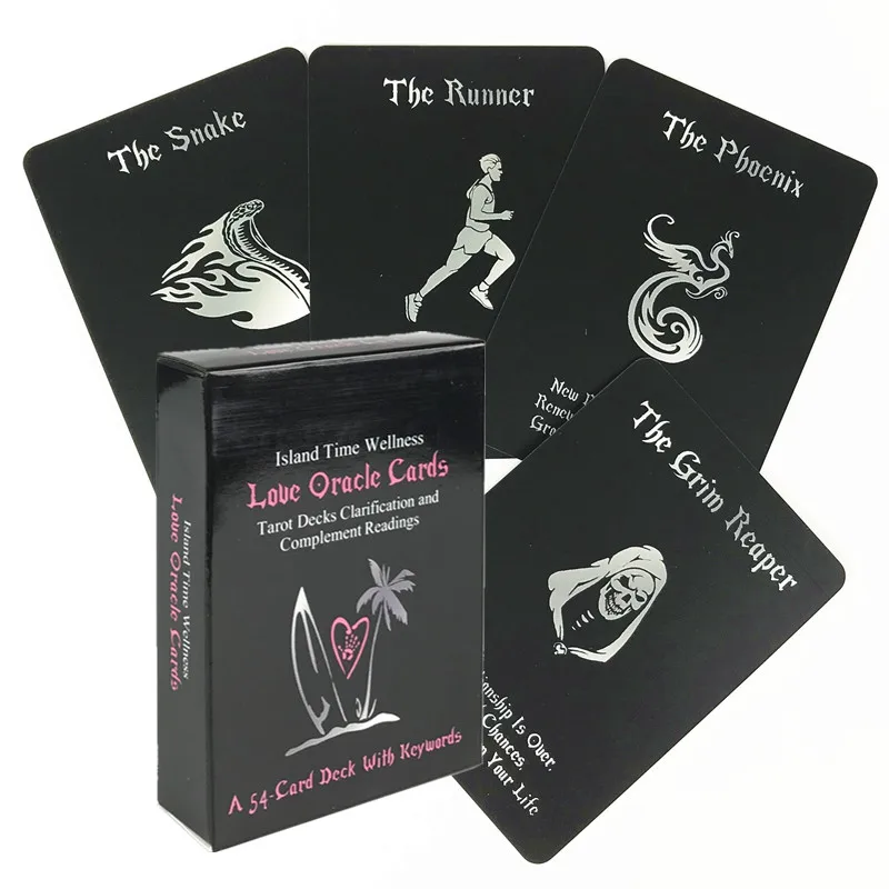 Tarô Oráculo Da Saúde E Do Amor Island Time, Com Explicações E Interpretações Suplementares, 54 Cartas.
