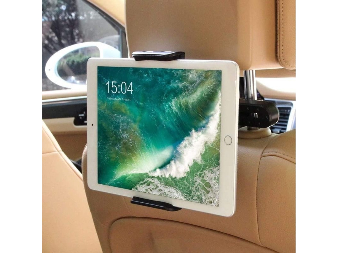 Suporte Para Tablet E Telefone Para Repouso De Cabeça De Carro, Rotação 360°, Ajustável 6-11 Polegadas