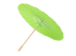 Guarda-chuva de Papel Branco Decorativo para Pintura Manual Diy Infantil (verde) | S/MARCA