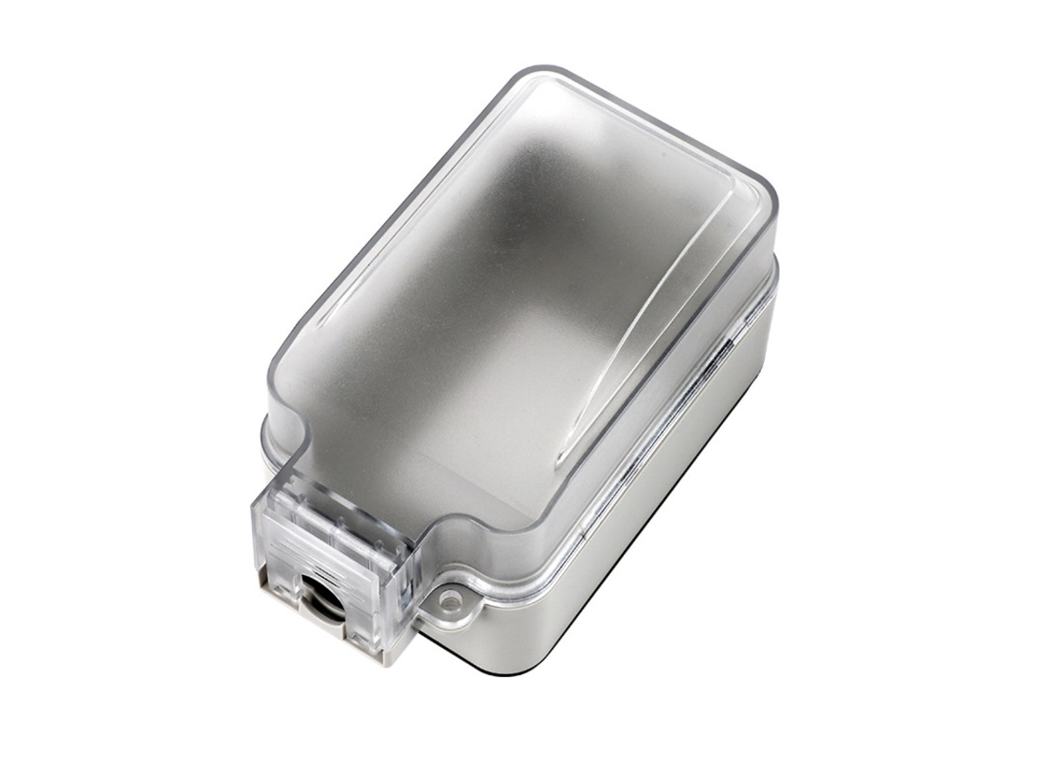 Caixa De Tomada Externa À Prova D'água E Poeira Para Montagem Em Parede, 120 Pc+abs, Com Junta De Silicone E Trava