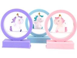 Unicórnios Para Decoração De Natal Infantil, Brinquedo De Unicórnio Com Luz Led, Luminária De Mesa/noturna.