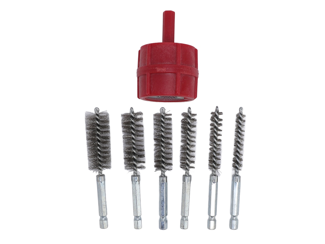 Laxiscreed Escova De Tubo Para Terminais De Bateria, Limpeza Eficiente Com Haste Hexagonal Para Múltiplos Usos