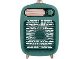 Ar condicionado portátil mini USB, resfriador evaporativo com umidificador, 3 velocidades, verde | S/MARCA