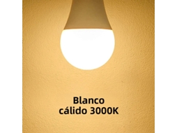 Lâmpada Led (branco Quente, 6w, Base De Rosca E27), 220v, Adequada Para Iluminação Diária De Salas De Estar.