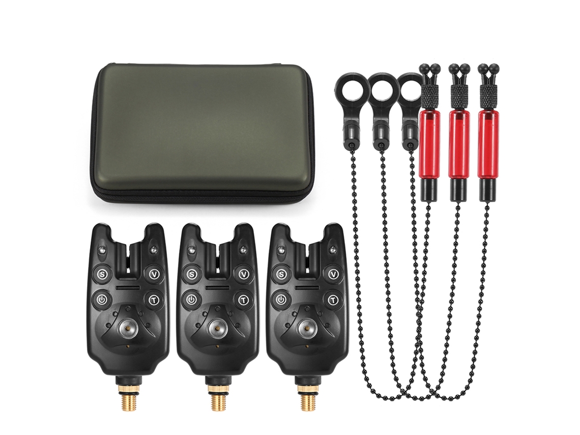 Kit Alarme Pesca Digital com Caixa Zip