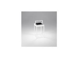 Candeeiro de Mesa Solar e Recarregável Cage Da PERENZ Matt White Alt.30Cm