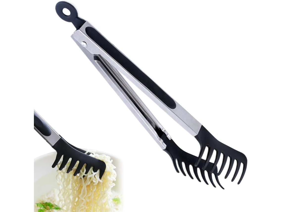 Pinça Para Espaguete, Ideal Para Servir Massa – Utensílios De Aço Inoxidável Anti Queimaduras, Colher Para Macarrão