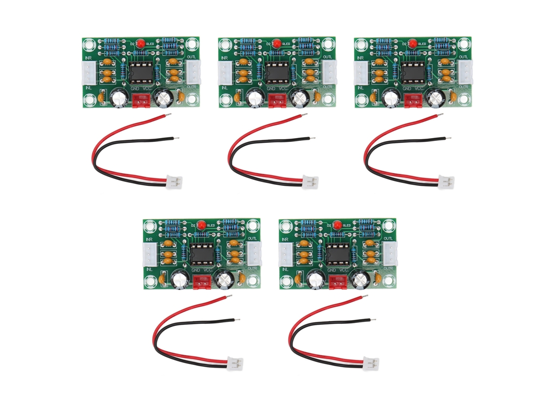 5 placas preamplificadoras NE5532 módulo de tono digital | S/MARCA