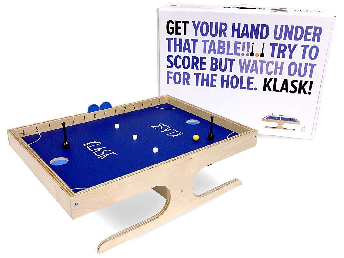 Ganha o KLASK! Um jogo para todos em qualquer lugar!