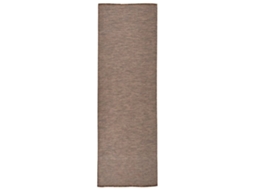 Tapete VIDAXL Marrom Plástico (80 x 250 cm)
