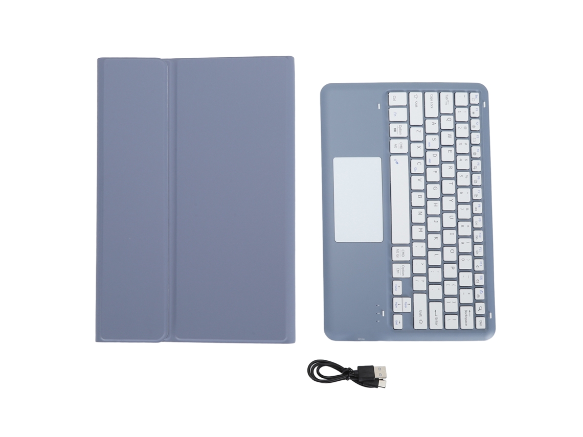 2026zentro-capa Com Teclado Desmontável Por Ímã E Touchpad Para Tab P12 12.7 Polegadas Roxa Tb370fu Tb371fc