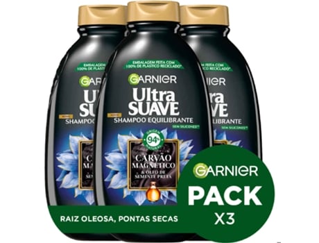 Champô Ultra Suave Carvão ULTRA SUAVE GARNIER