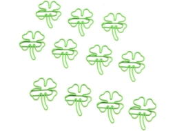 100 pequenos clipes de papel criativos com 4 clipes no formato Trevo para Prancheta, marcador de página e planner.