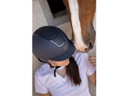 Capacete Airy Sequins Azul 59-61 Cmequitheme
