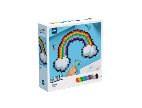 Puzzle PLUS-PLUS Rainbow de Blocos 500 Peças Outro