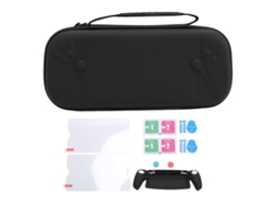 Kit 6 em 1 Capa Rígida para PS Portal Protetor de Tela e Lápis de Borracha