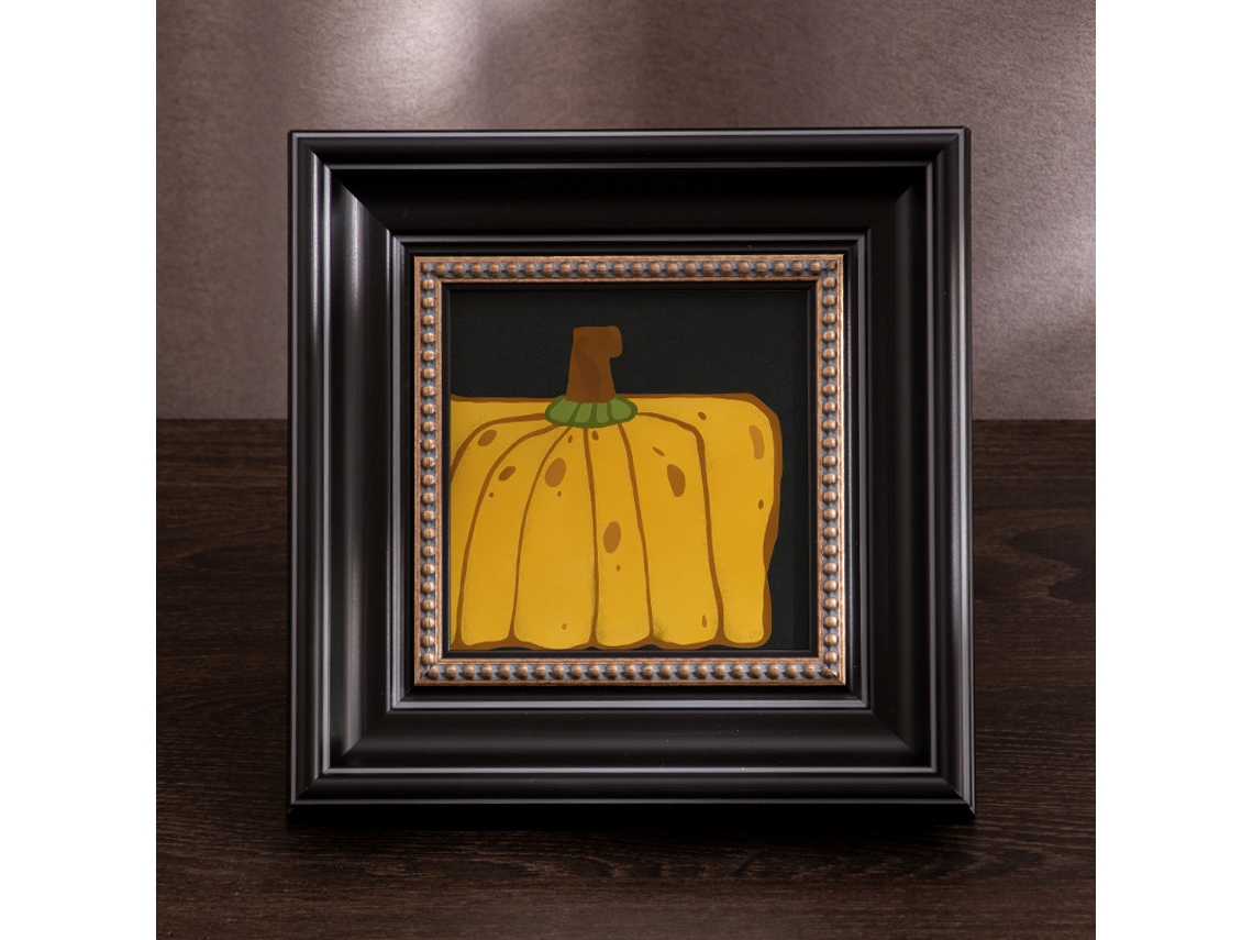 Quadro Para Mesa Europeu, Prata E Preto, 7 Polegadas, Diâmetro Interno 17.8*17.8cm (sem Fotos)