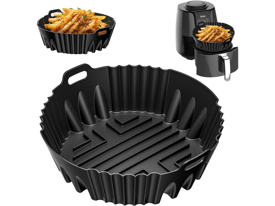 Peças De Moldes De Silicone Para Fritadeira A Ar Ninja Air Fryer Af160eu 5,2l, Acessórios Planos De Silicone Para Fritadeira A Ar SUNNY SPACES
