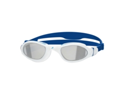 Óculos de Natação Tiger Lsr + Unissex Adulto Tamanho Único Titânio/ Branco/ Azul AQUAFORGE
