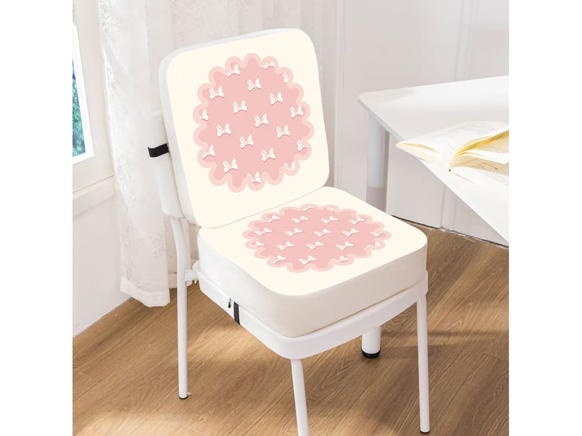 Assento Elevatório Almofada Para Bebê Eifson Esponja 5+10cm Removível Com Fixação - Laço