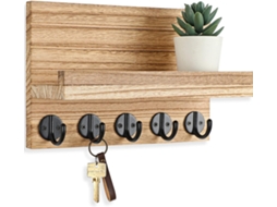 Chaveiro De Parede, Chaveiro Decorativos E Porta Correio Com Prateleiras Zeuxo