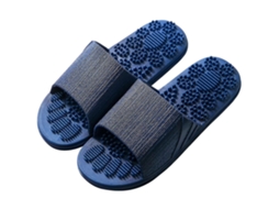 Chinelo De Massagem Luxo Com Massageador Acupressão Para Os Pés, Contas Alívio Do Estress E Nos Pés.
