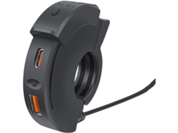Carregador Usb Para Motocicleta De 30w, À Prova D'água, Para Celulares De 12-24v.
