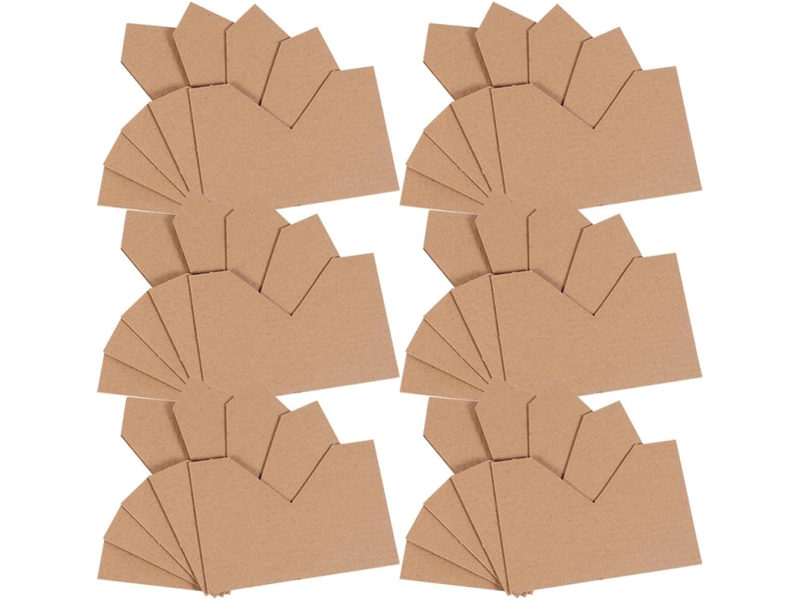 Yarnow Moedas De Proteção Fáceis De Instalar Em Papel Kraft 120 Peças Compactas Para Quadros De Fotos E Obras