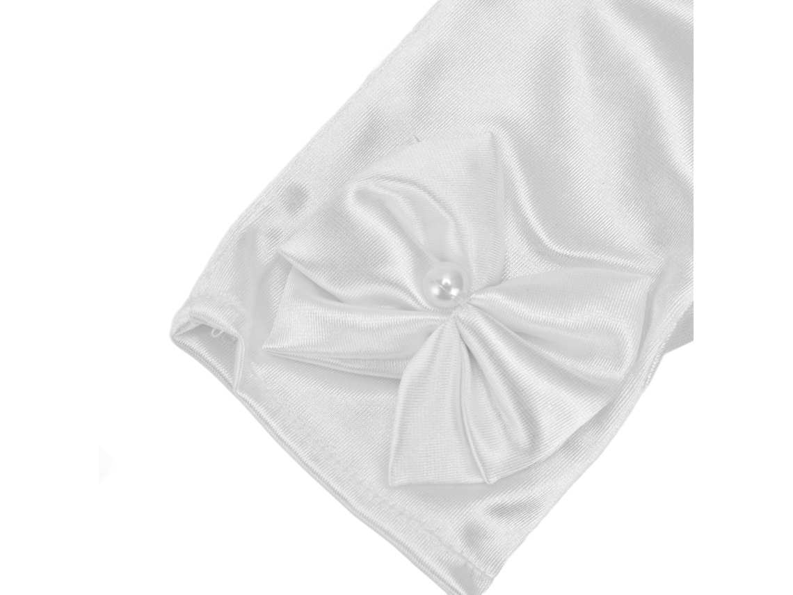Luvas De Casamento (estilo Princesa, Decoração Com Laço) Eoocoo