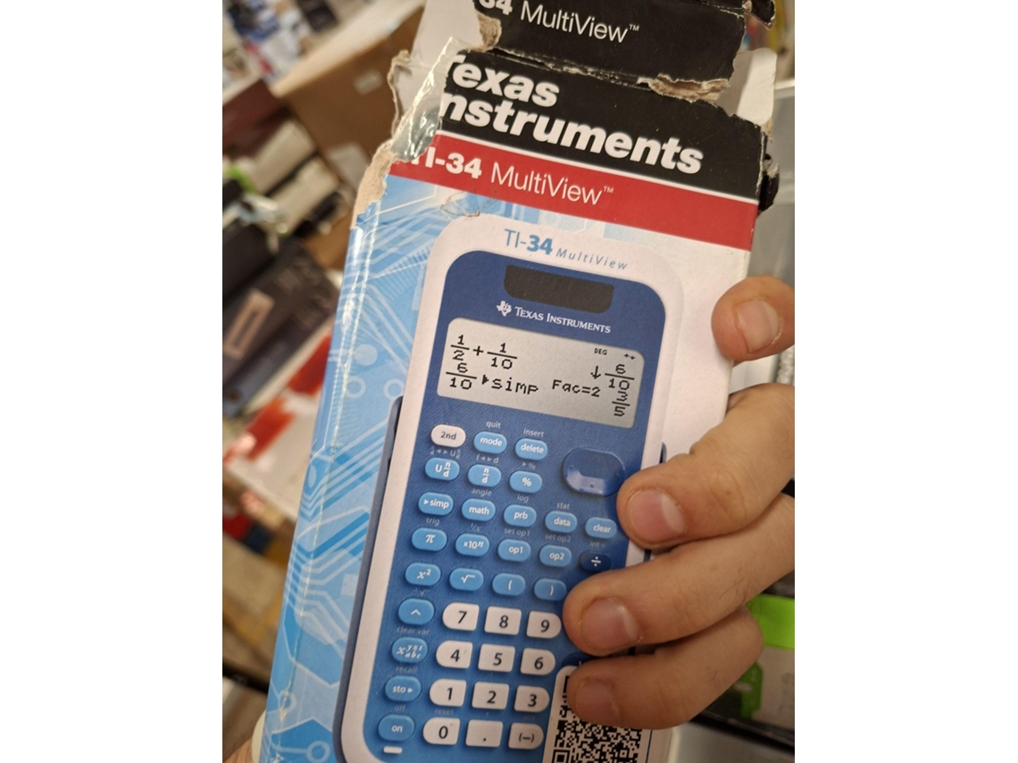 Calculadora Científica TEXAS Ti-34 Multiview (Outlet Caixa Aberta - 16 Dígitos)