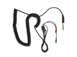 Cabo de Fone de Ouvido em Espiral HURRISE com Adaptador para Hd25/Hd560/Hd540/Hd430/Hd250