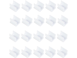 100-clipes Adesivos De Plástico Para Canetas, Porta Lápis De 1cm Diâmetro, Adequados Para Decoração Escolar E De