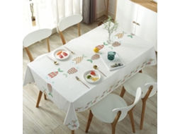Toalha De Mesa Retangular/redonda Em Pvc, Resistente A Óleo.