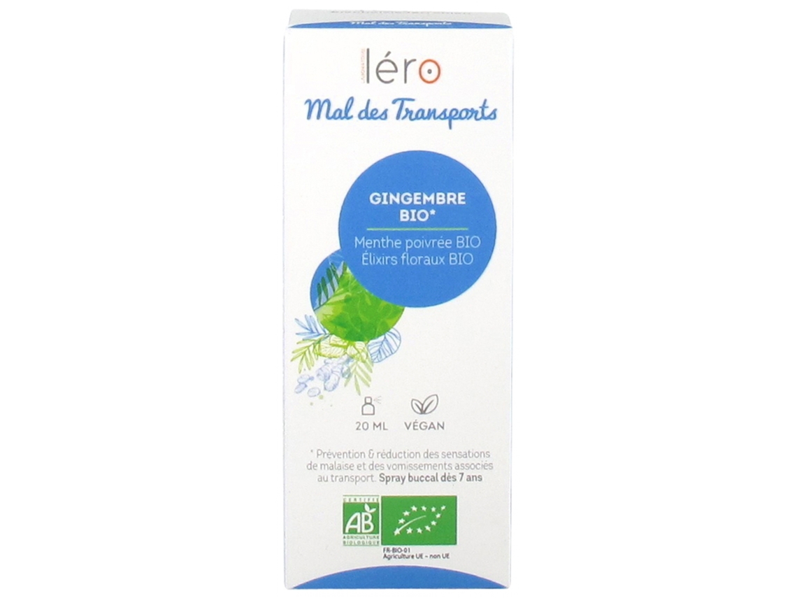 LÉRO Enjoo de Transporte Gengibre Bio 20 ml