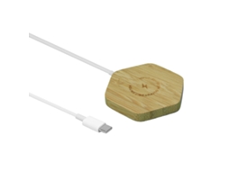 Aetheria carregador Sem Fio Magnético T15 Fast Charging Pad Dock para Ios 12 Madeira Clara