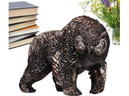 Est Tua de Urso para Exterior Decora o Campestre Escultura Cabe a com Design Moderno em Resina Jardim P Tio Ou Mesa VAYOTOY