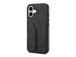 Capa Para Iphone 17 Com Compartimento Elástico Para Cartão - Pu