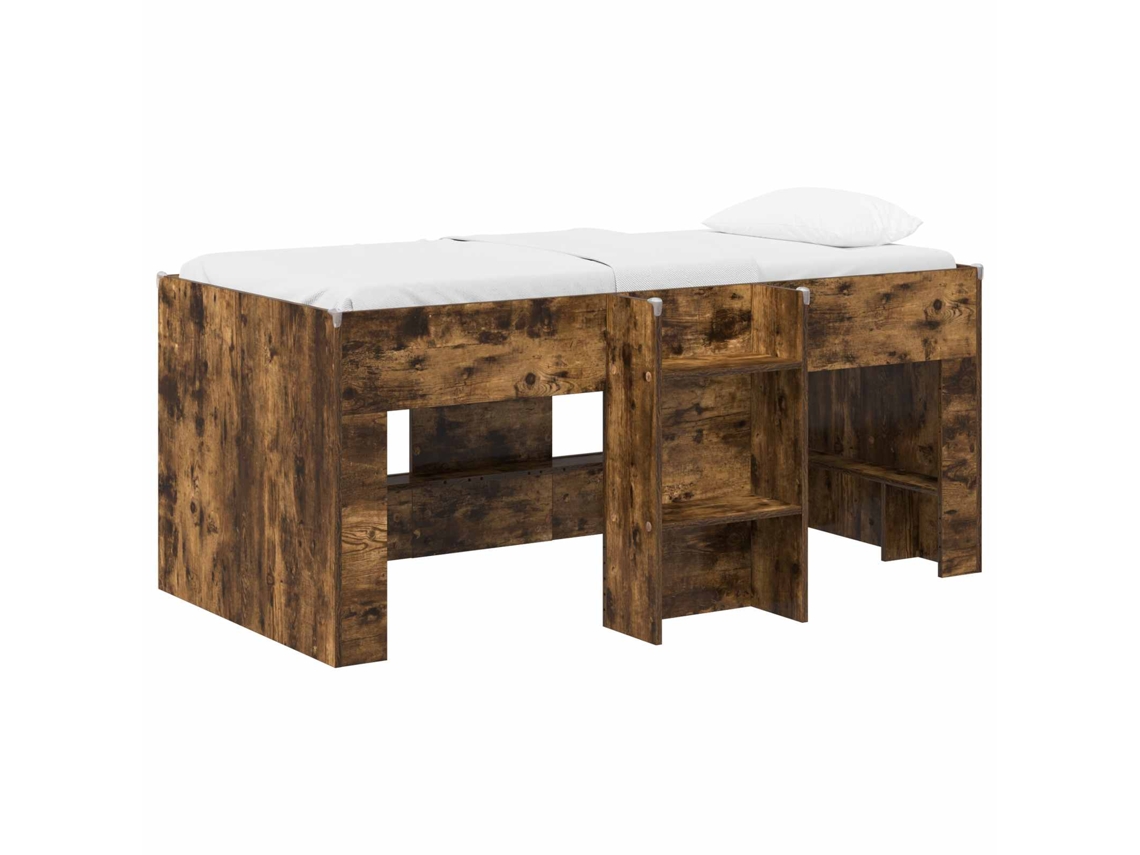 Cama Alta para Crianças 2 Pcs Carvalho Fumado MAISON EXCLUSIVE