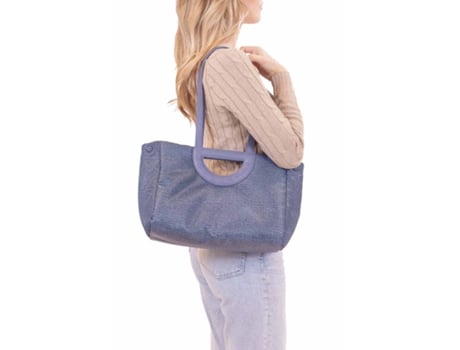 Mala de Mulher BORBONESE Bouche Medium Shopping Azul (one)