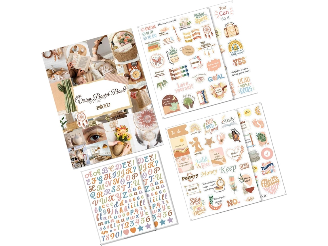 Adesivos decorativos SFUSHOS para scrapbooking, malas, vidros e planners