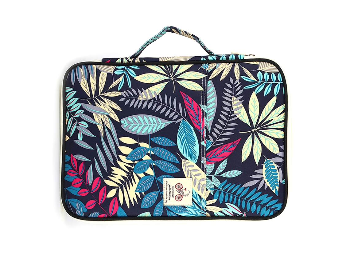 Bolsa de Documentos A4 Impermeável com 8 Bolsos Multifuncionais para Arquivos, Laptop e Viagens Organizador para Estudantes e Profissionais