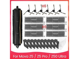 Conjunto De 23 Peças De Reposição Para Aspirador De Pó Z5 / Z5 Pro / Z50 Ultra: Escova Lateral Principal, Filtro Hepa E Saco Para Pó._ptg