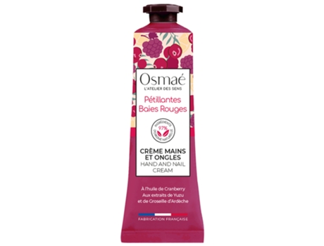Creme Espuma para Mãos e Unhas Red Berries 30 ml OSMAÉ